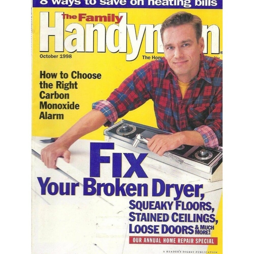 The Family Handyman Magazine DIY Projects Home Repair Issue Steps Oct 1998